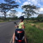 Kira riding her ATV in Jaco, Costa Rica