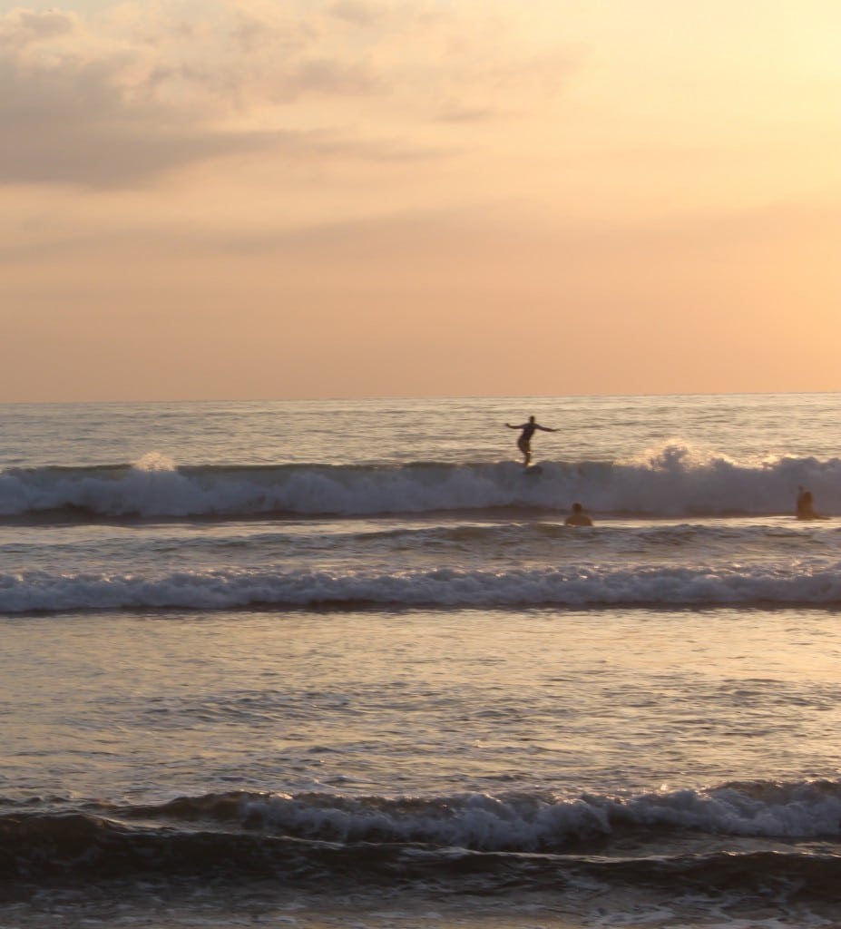 Sunset surf at Room2Board