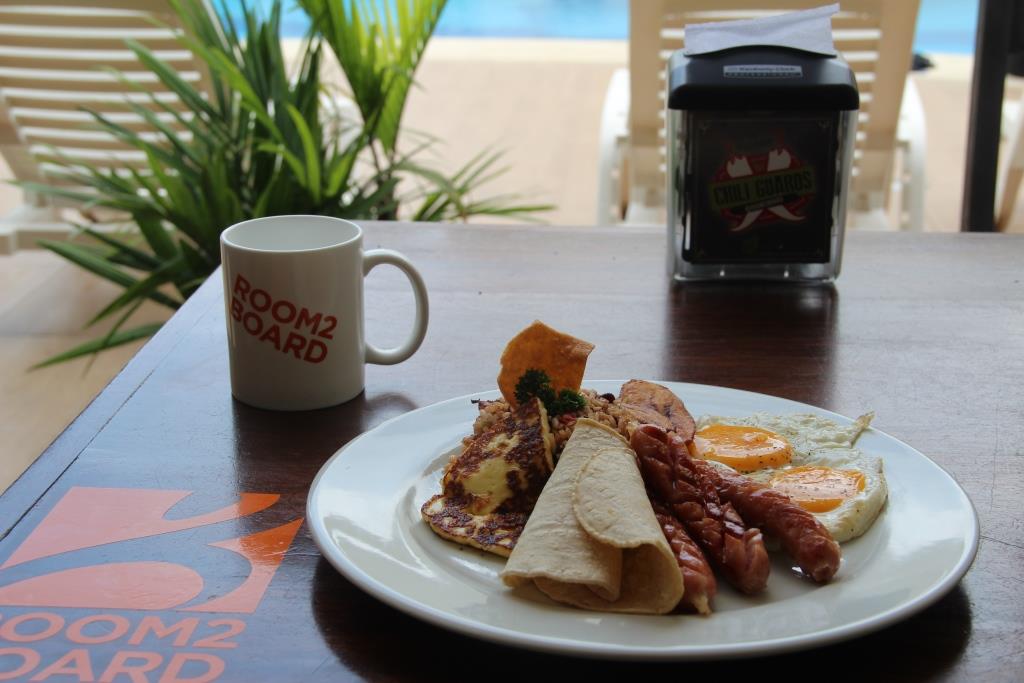 Tipical Costa Rican breakfast