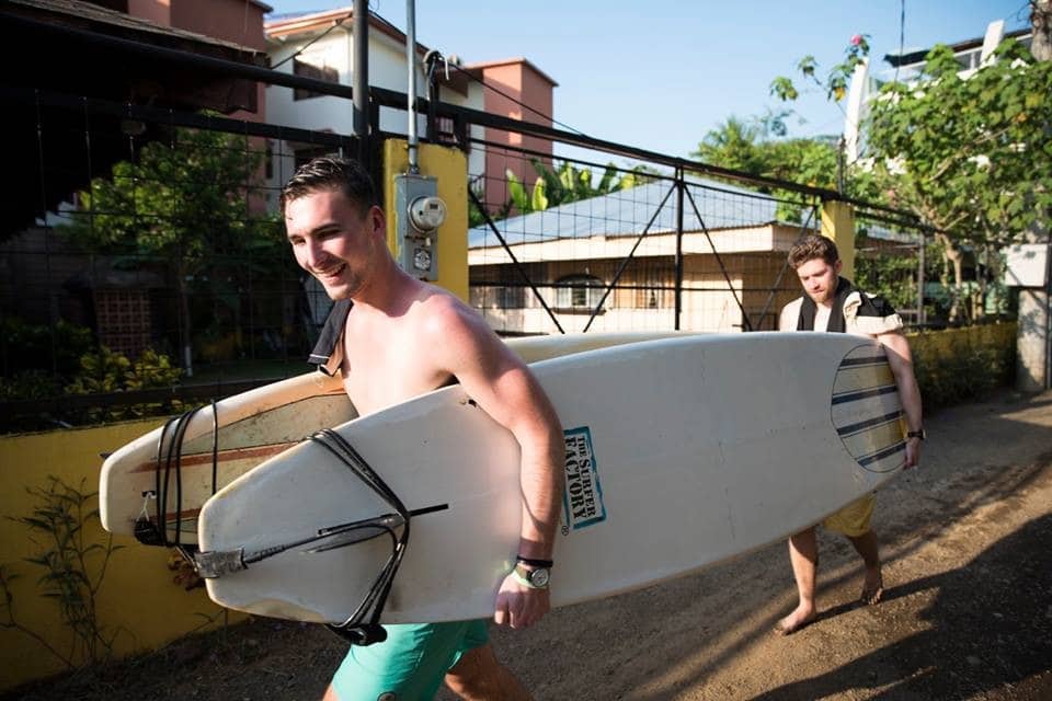 Surf time at Room2Board Hostel & Surf School