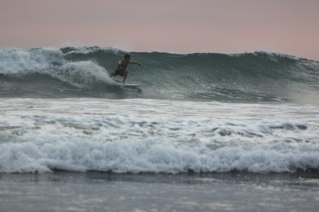 Catching a sunset wave at Room2Board Catching a sunset wave at Room2Board