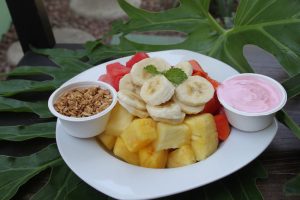 fruit and yogurt