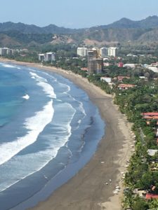 skateboarding in Jaco