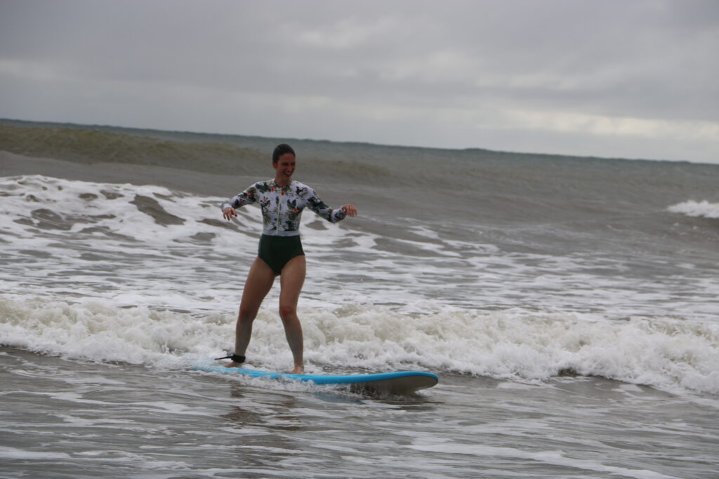 First time surfing @ Room2Board surf camp